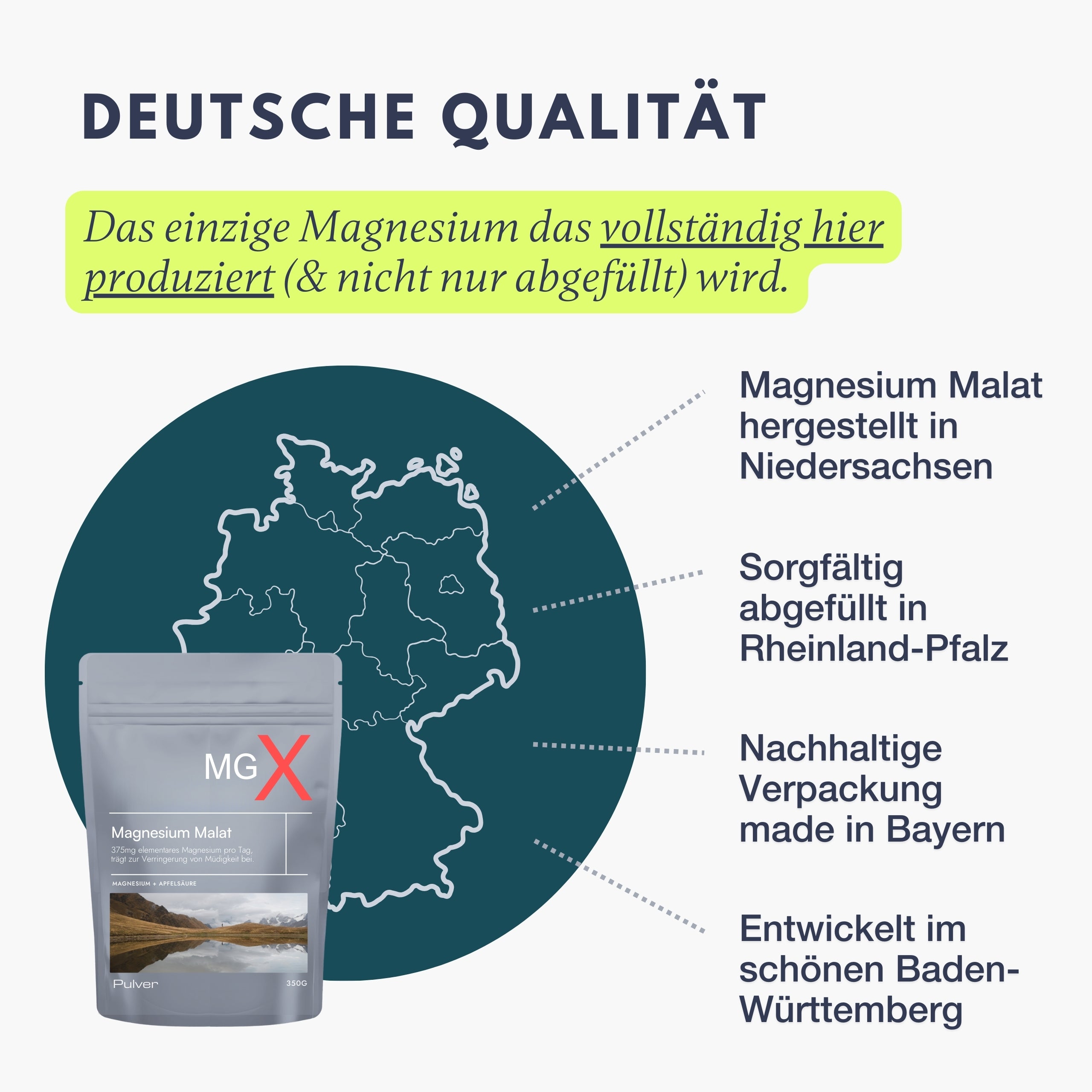 Magnesium Malat Pulver