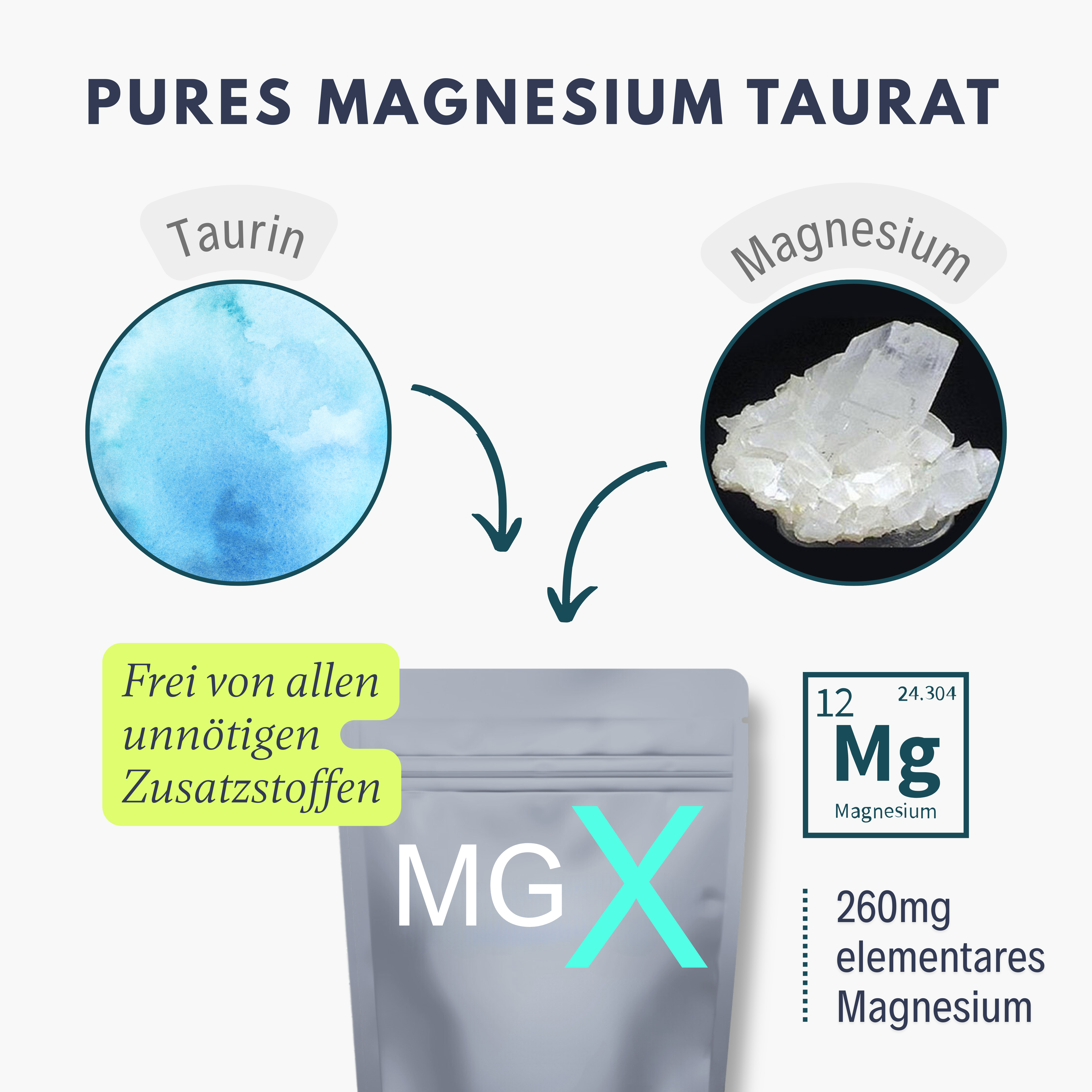Magnesium Taurat Pulver