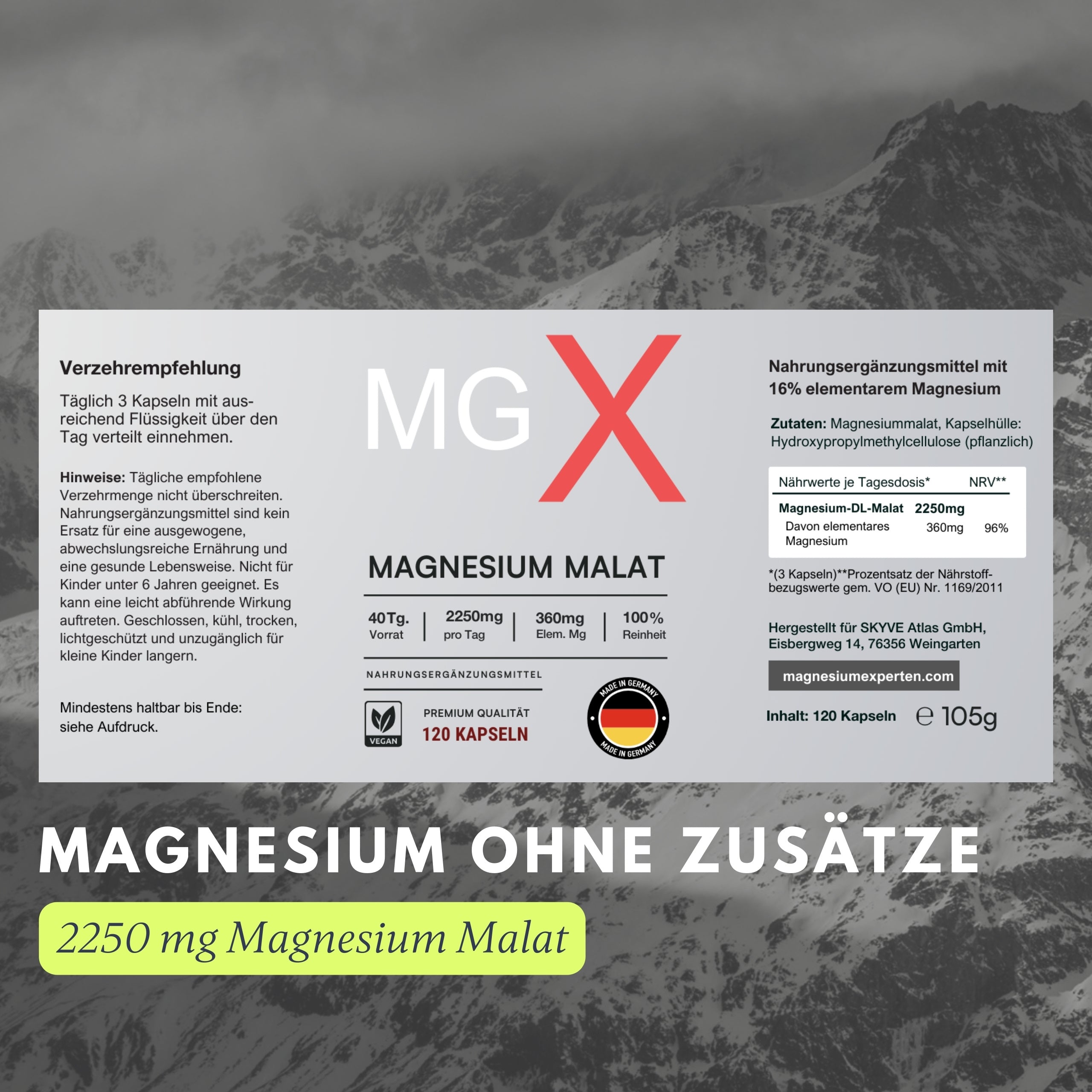 Magnesium Malat Kapseln